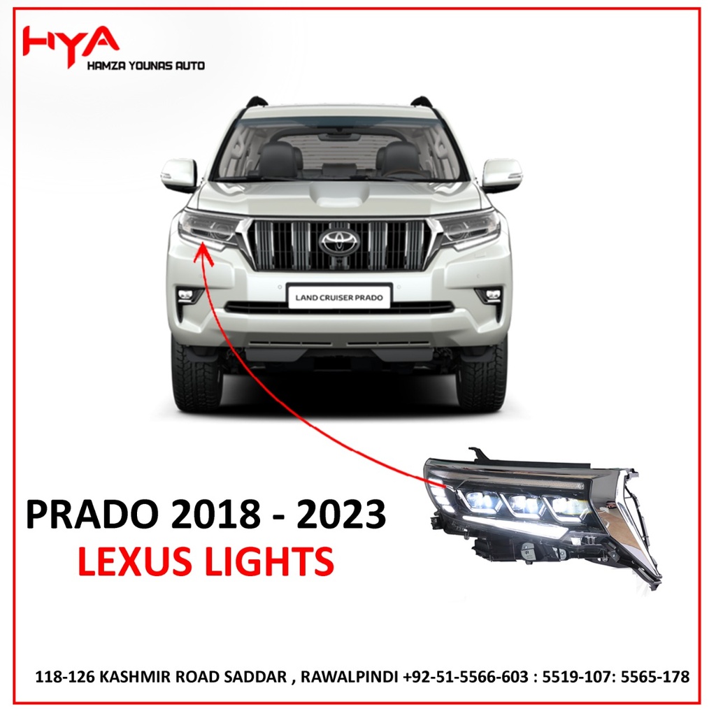 [HLS LC-150-18-LEXUS] HEAD LAMP SET PRADO 2018 LEXUS STYLE]