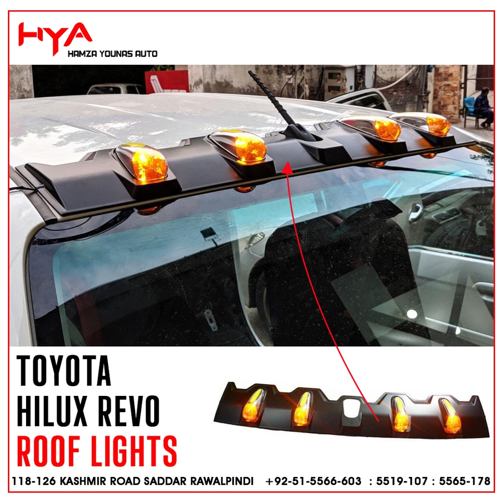 [RL REVO BLACK -CH] RL REVO BLACK -CH [ROOF LIGHT HILUX 2016 - 2023]