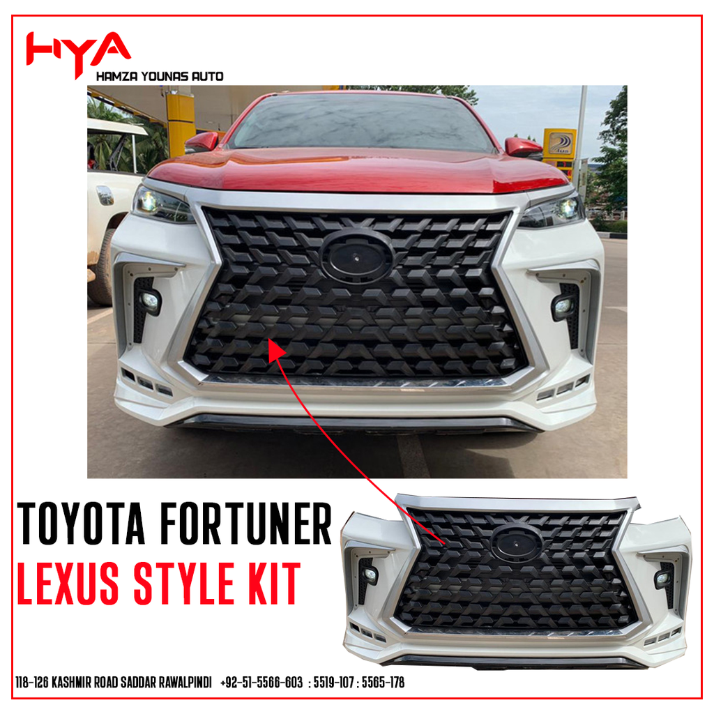 [FL FORTUNER 2021 LX STYLE] FL FORTUNER 2021 LX STYLE [BODY KIT FORTUNER 2021 LEXUS SYTLE (FRONT , BACK ,SIDES)]