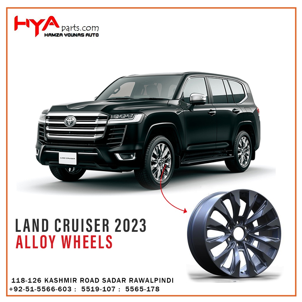 [WR LC 300 20&quot; 2022-CH] WHEEL RIM SET 20&quot; LAND CRUISER 300 2022 CHINA