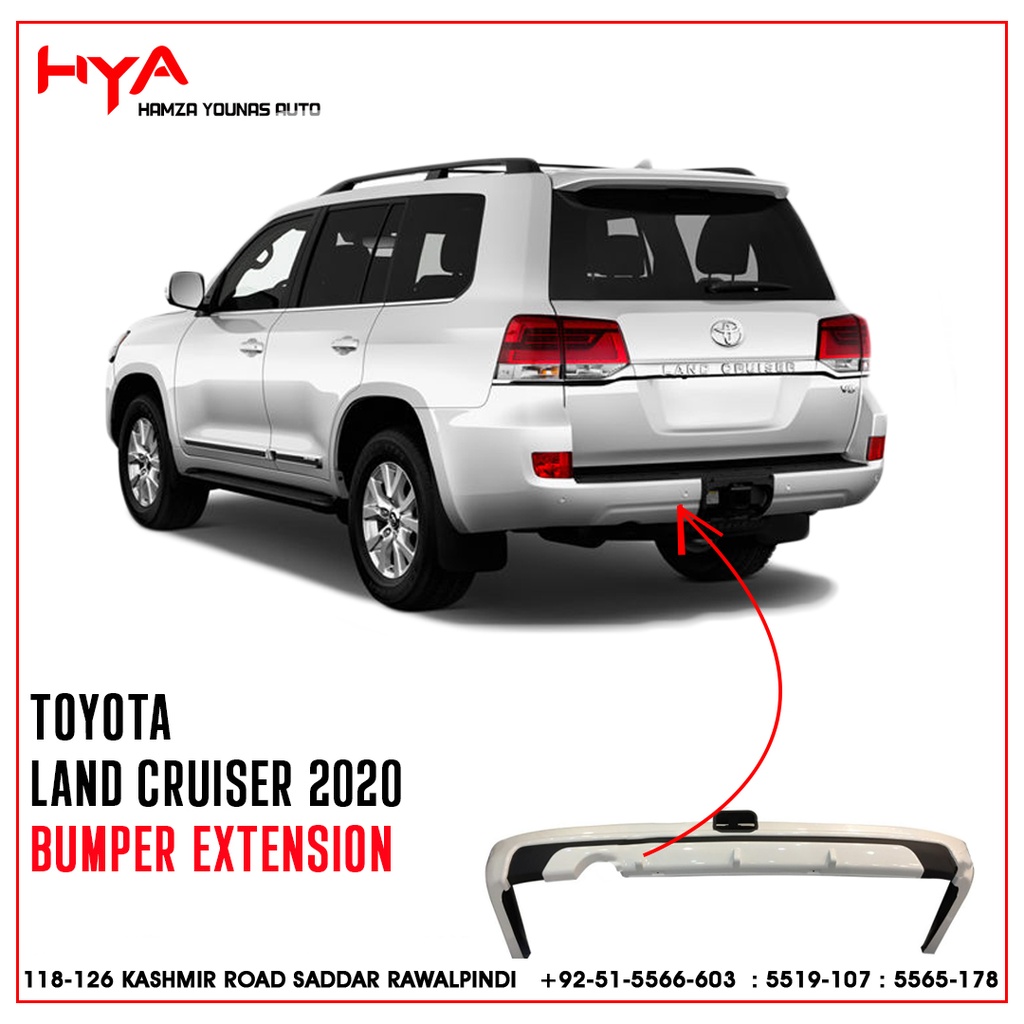 REAR BUMPER EXTENSION LAND CRUISER 2020