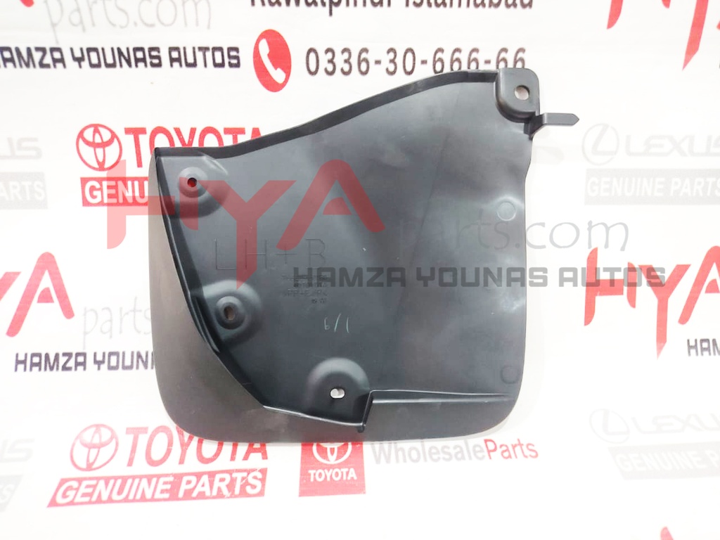 [76622-60180] MUDGUARD SUB-ASSY, FRONT FENDER, LH