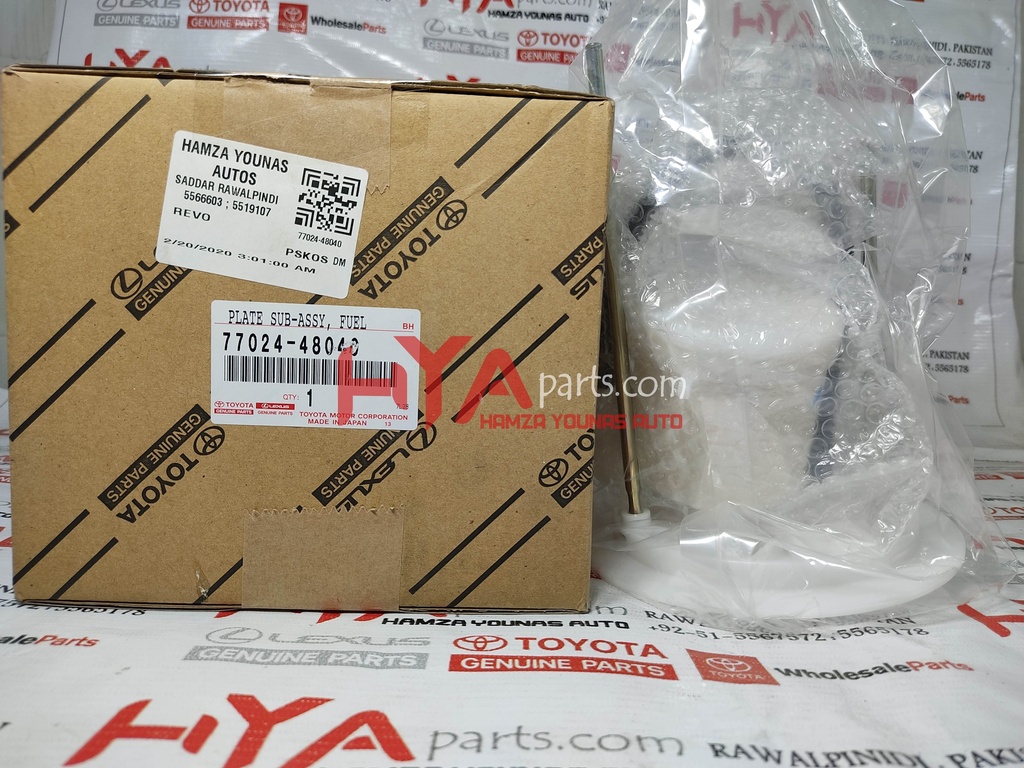 [77024-48040] PLATE SUB-ASSY, FUEL SUCTION (FUEL FILTER)