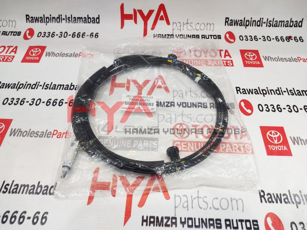 [77035-60171] CABLE SUB-ASSY, FUEL LID LOCK CONTROL