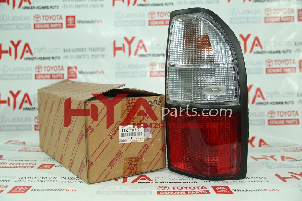 [81551-60600] LENS &amp; BODY, REAR COMBINATION LAMP, RH (BACK LIGHT)