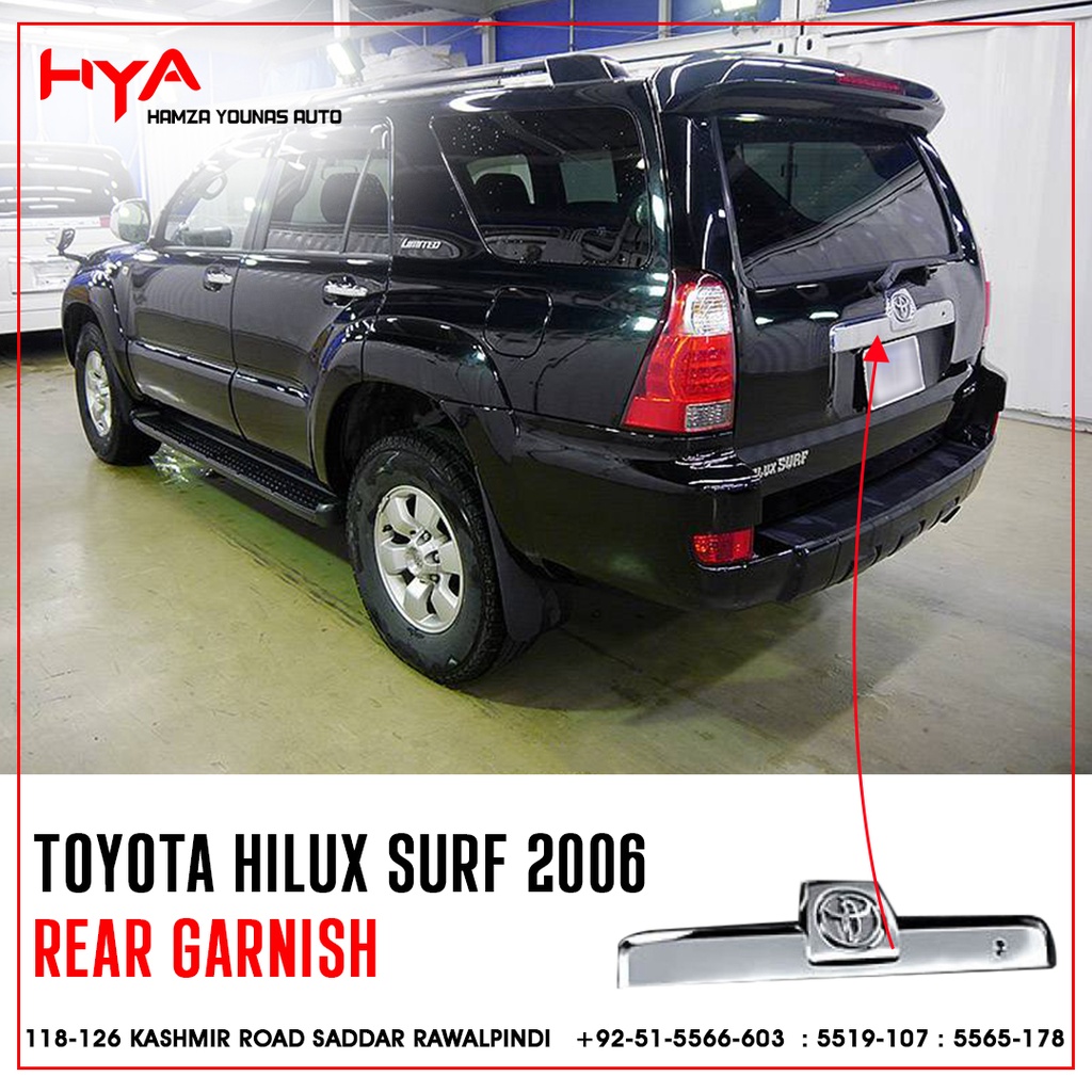[08409-35060] REAR GARNISH CHROME SURF 2006