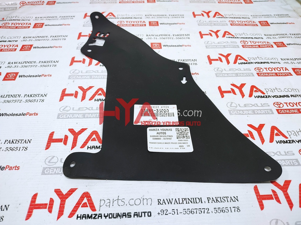 [53885-35020] SEAL, FENDER APRON MUDGUARD, RH