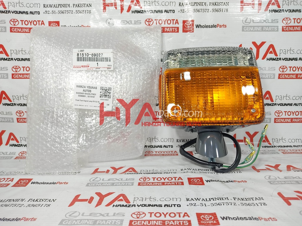 [81510-69027] LAMP ASSY, FRONT TURN SIGNAL, RH