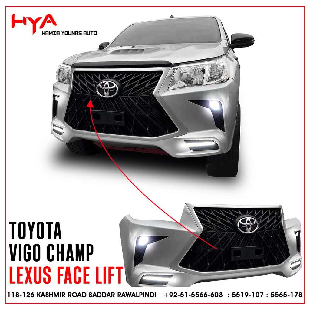 [703-CHAMP LX V1] FRONT BUMPER KIT CHAMP LEXUS TYPE V1