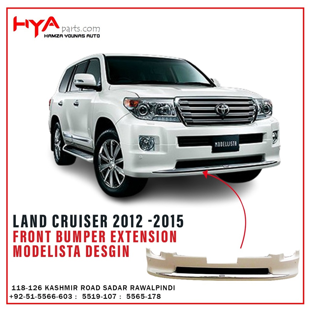 [703-FJ-200-12] FRONT BUMPER EXTENSION 2012 MODELISTA